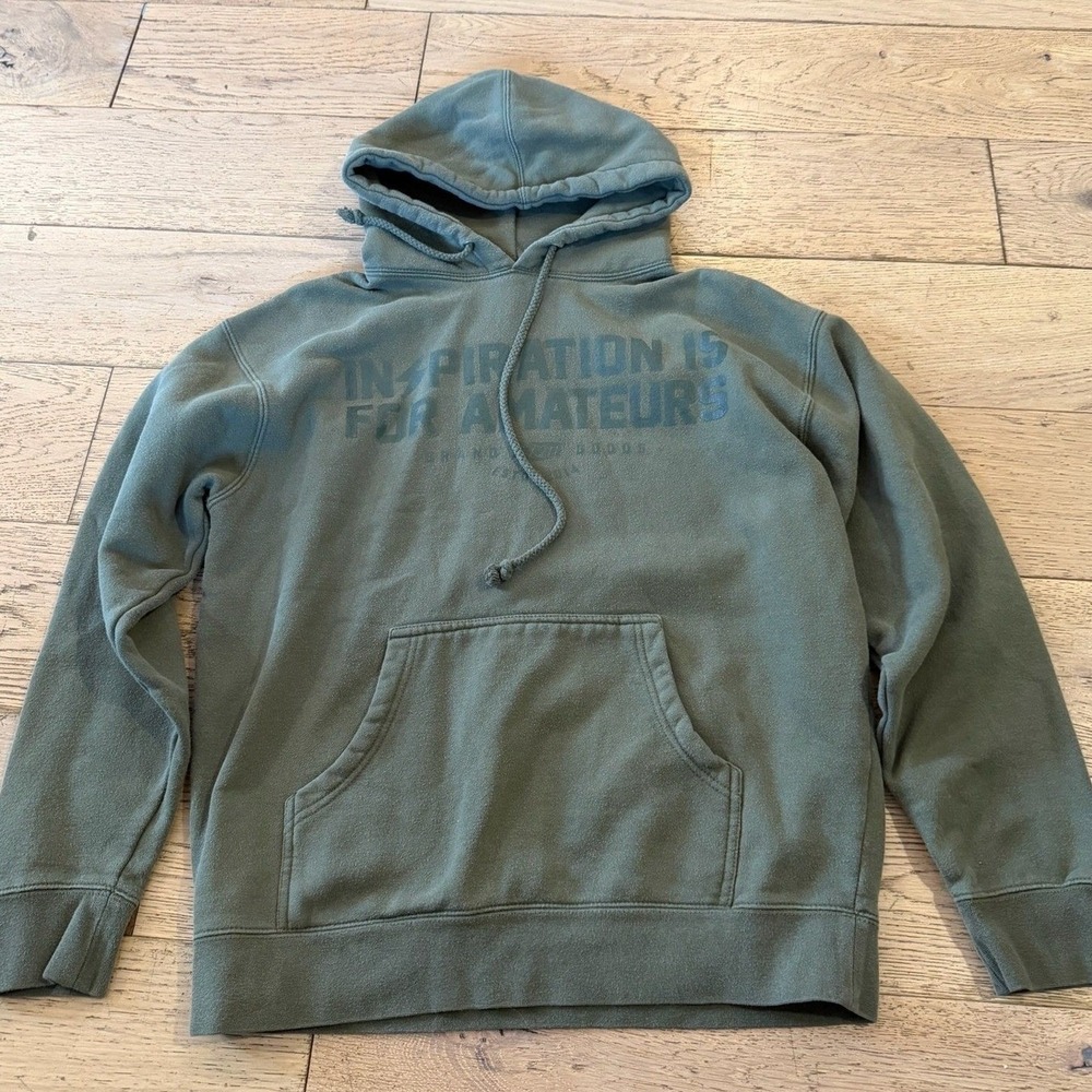 HVIII Brand Goods Inspiration is for Amateurs Sage Green‎ Hoodie Mens Medium